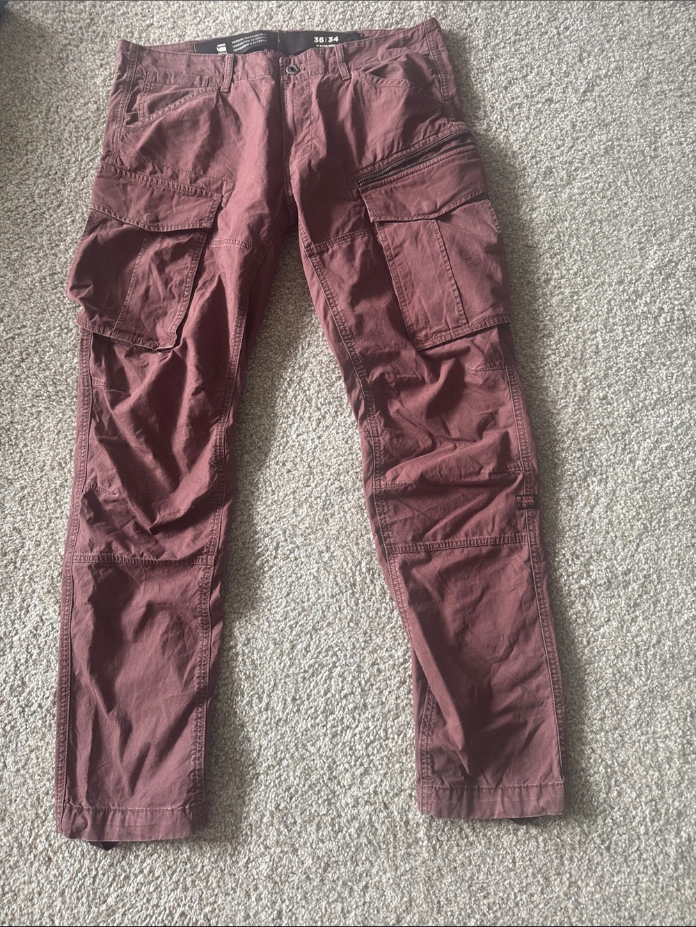 G-Star RAW Rovic Zip 3D Regular Tapered Cargo Pants MENS